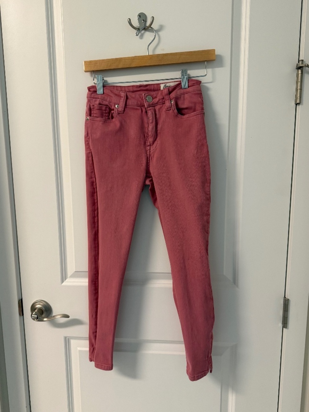 Cosmic Blue Love Pink Skinny Jeans Size 25 - Picture 4 of 8